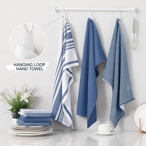 Homaxy Cotton 380 GSM Premium Kitchen Towels, 9 Pack - Image 3