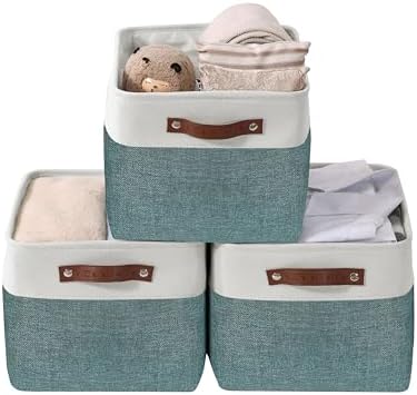 DECOMOMO Storage Bins, Extra Large Fabric Storage Baskets by DECOMOMO