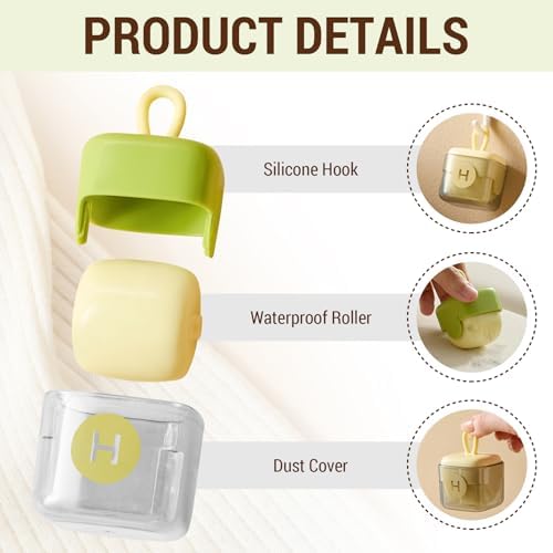 Mini Lint Roller Reusable Washable Sticky Pet Hair Remover - Image 4