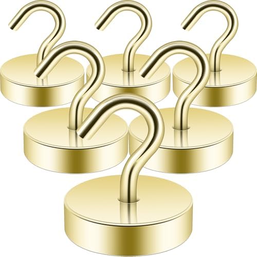 Neosmuk Magnetic Hooks Large Opening, 80lb+ Cruise Hooks, 6 Pack by Neosmuk