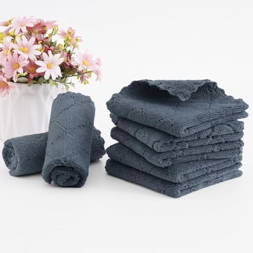 Homaxy 18 Pack Super Soft Absorbent Dish Cloths, Dark Grey - Image 6