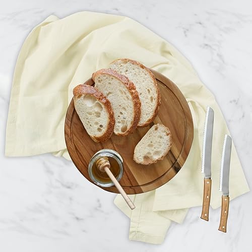 Urban Villa Kitchen Towels Cotton Dish Towels 27”x27” Ivory - Image 4