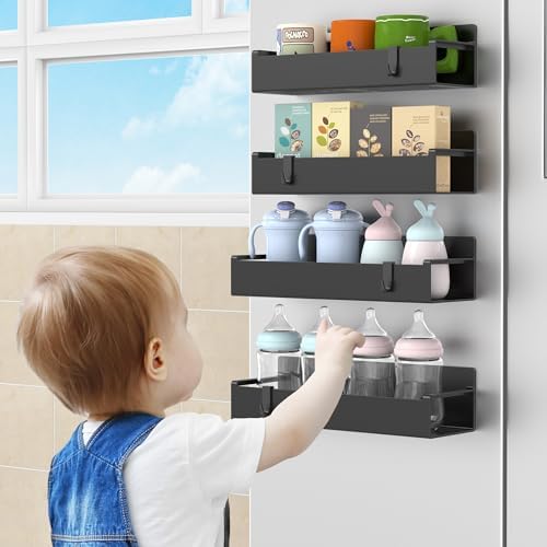 HuggieGems 4 Pack Magnetic Spice Rack Organizer - Image 7