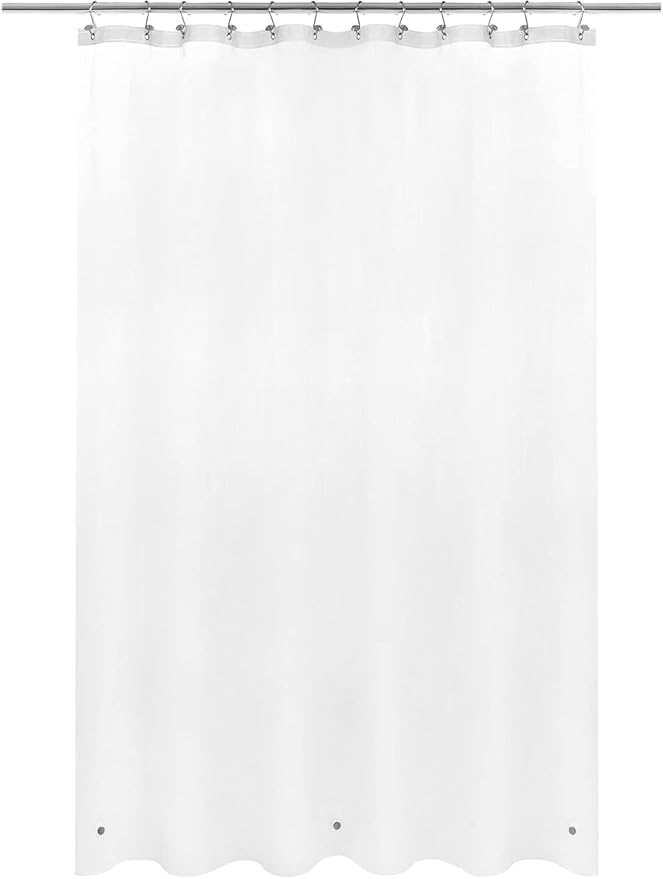 Barossa Design 70x60 Short Frosted Shower Curtain Liner - Image 6