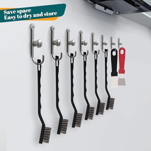 12 Pcs Mini Stainless Steel Wire Brush Set, Wire Scratch Brush - Image 4