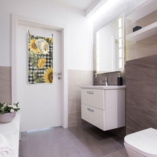 2PCS Hanging Laundry Hamper Bag Over the Door Laundry Hamper Wall Hamper Large - Image 7