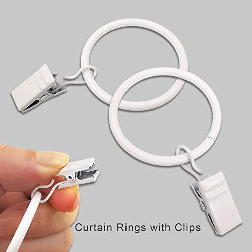 LLPJS 20 Pack Metal Curtain Rings - Image 4