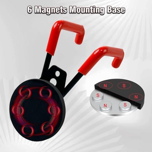 4-Pack Medium Heavy Duty Magnetic Hooks - Image 4