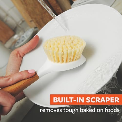 Full Circle Daily Dish Brush, Bamboo Handle Dish Brush - Image 4