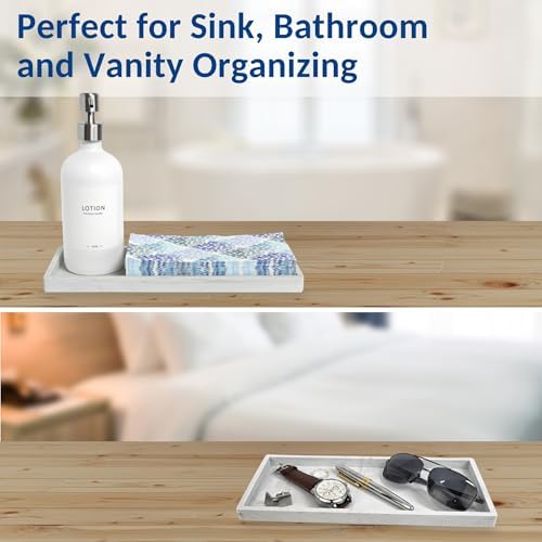 Spacewiser Silicone Countertop & Vanity Tray – 11.7” Bathroom Counter Tray - Image 6