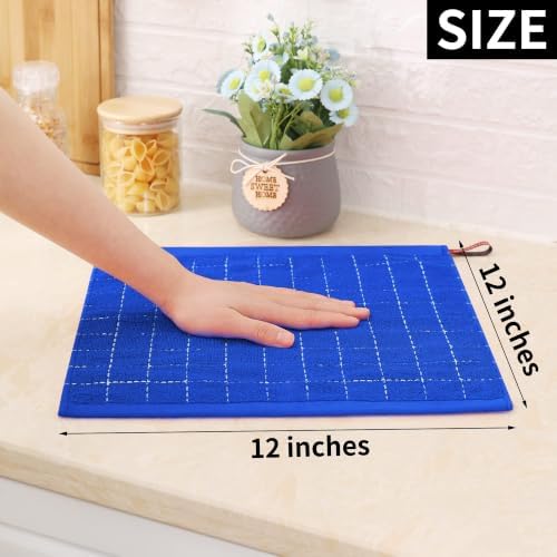 Homaxy 100% Cotton Terry Kitchen Dish Cloths, 12 Pack - Image 5