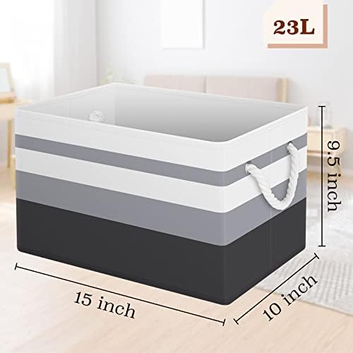 Fab totes Storage Bins 6-Pack, Foldable Storage Baskets - Image 2