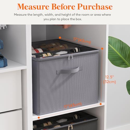 Lifewit Shoe Storage Organizer for Closet, Holder Box, 2 Pack - Image 4