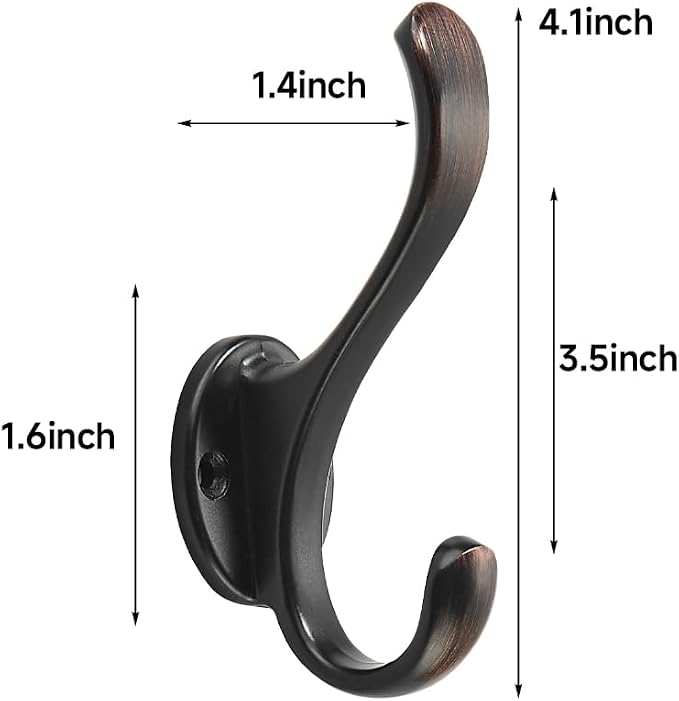 Coat Hooks 10Pack Hardware Towel Hooks - Image 2
