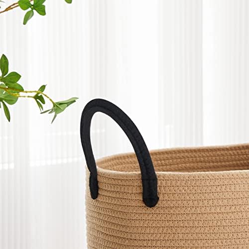 VIPOSCO 72L Tall Woven Laundry Basket Hamper - Image 3