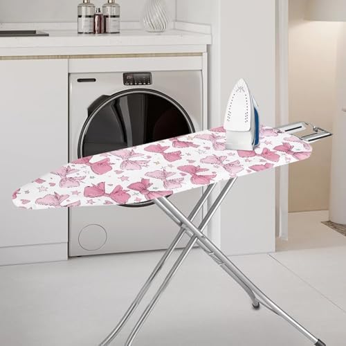 Pink Bowknot Ironing Board Covers Fits Standard Sizes Ironing Board Protector - Image 2