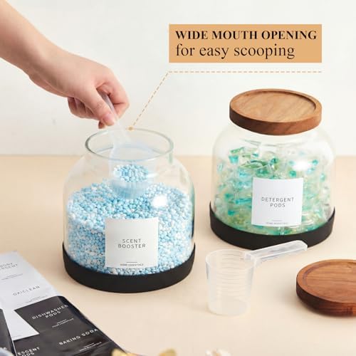 2 Pack Glass Laundry Pods Container - Image 5