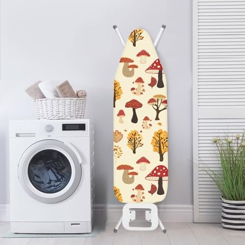 Red Mushroom Ironing Board Cover - Image 4