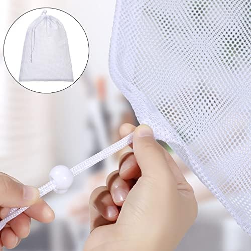 TecUnite 10 Pack Mesh Drawstring Bags - Image 6