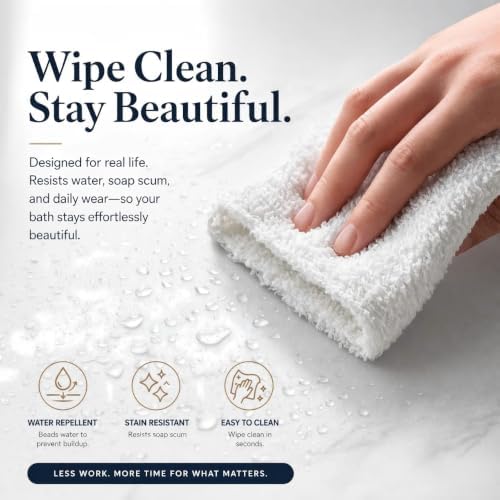 EHZNZIE Crystal Clear Heavy Duty Shower Curtain Liner 72x72, PEVA Waterproof - Image 5