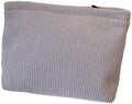 SxoSyo Corduroy Makeup Bags, Large Zipper Cosmetic Pouch by SxoSyo