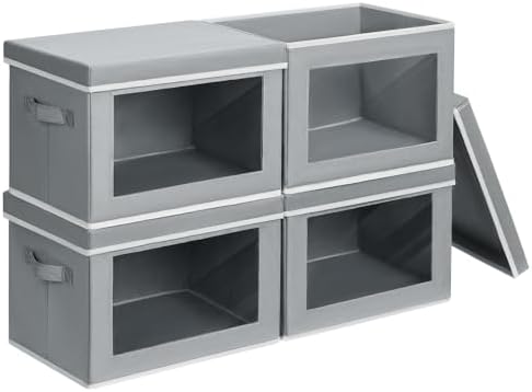 Homsorout Storage Bins with Lids by Homsorout