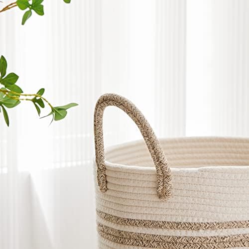 VIPOSCO 58L Tall Woven Laundry Basket Hamper - Image 3