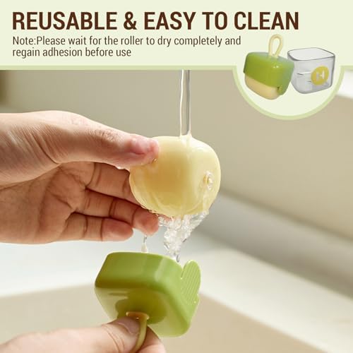 Mini Lint Roller Reusable Washable Sticky Pet Hair Remover - Image 5