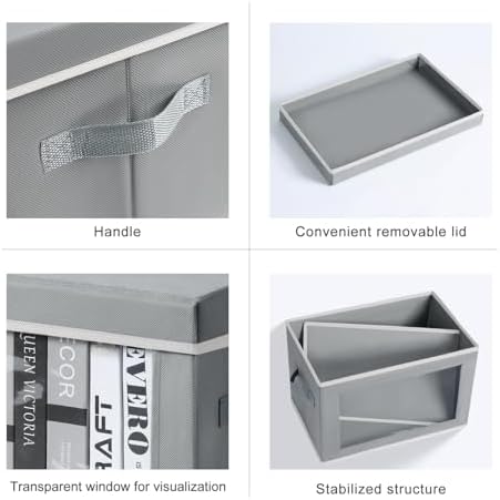 Homsorout Decorative Bins with Lids - Image 6