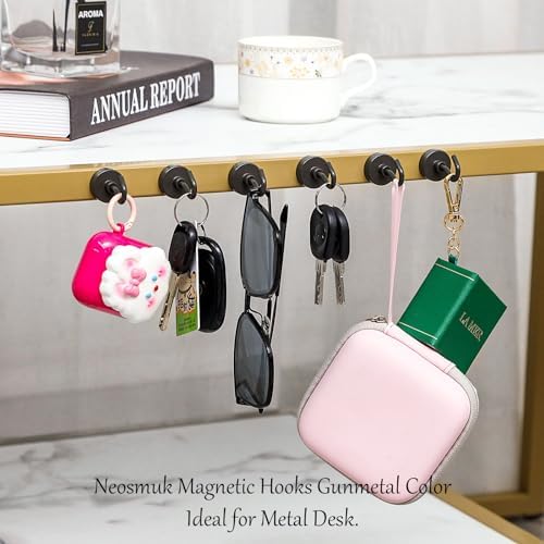 Neosmuk Magnetic Hooks for Cruise Cabins, 85lb+ Heavy Duty, 6 Pack - Image 4