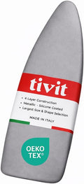 TIVIT Oval Ironing Board Cover 18 x 49” – Made in Italy, Alumitek PRO by TIVIT