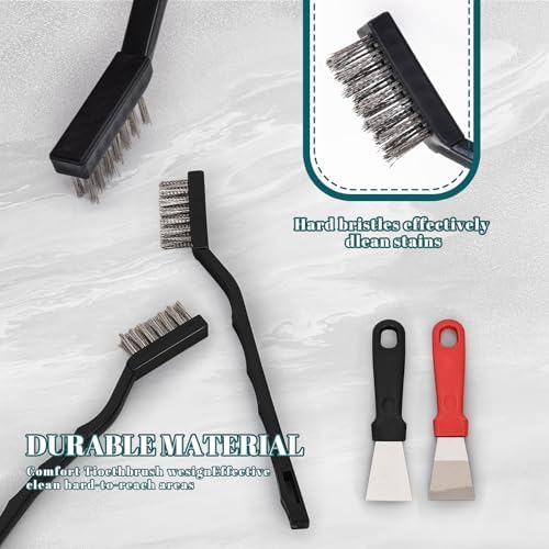 24 Pcs Mini Stainless Steel Wire Brush Set, Wire Scratch Brush - Image 7