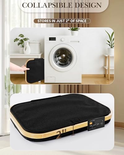 Laundry Basket with Wheels, 110L Large Rolling Laundry Hamper - Image 5