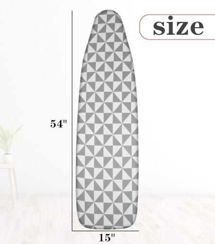 UFETGYG Ironing Board Cover, Full Size Scorch Resistant Padding, Elastic Edge - Image 3