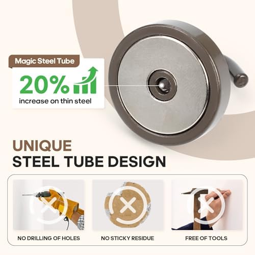 Neosmuk Magnetic Hooks Steel Tube Design - Image 2