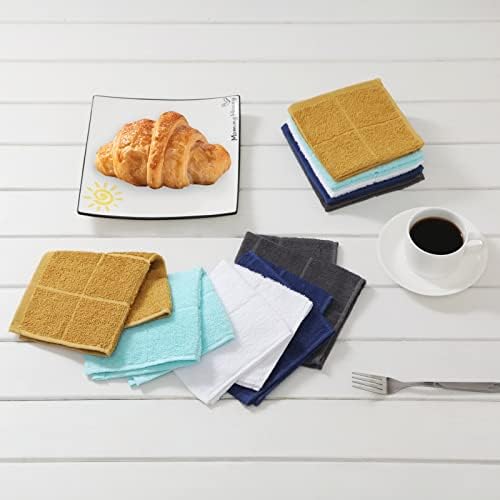 Glynniss Dish Rags for Washing Dishes, 100% Cotton Kitchen WashCloths - Image 5