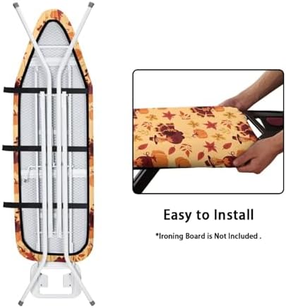 GLENLCWE Orange Thanksgiving Print Ironing Board Cover - Image 5