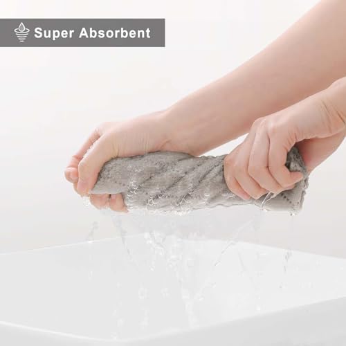 Homaxy Super Soft Absorbent 16 Pack Coral Velvet Dish Cloths - Image 3