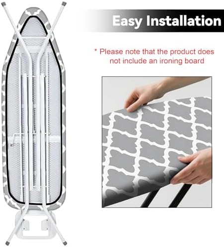 Floral Ironing Board Cover, Standard Size Cotton Iron Board Covers - Image 2