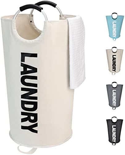 Maxsilan 125L X-Large Laundry Basket Bag, Collapsible Tall Hamper by Maxsilan