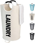 Maxsilan 125L X-Large Laundry Basket Bag, Collapsible Tall Hamper by Maxsilan