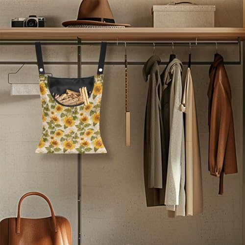 Sunflower Clothespin Organizer Bag - Image 5