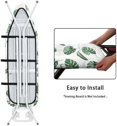 GLENLCWE Green Palm Ironing Board Cover Fits All Standard Sizes, Heavy Duty - Image 4
