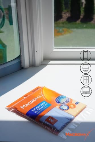 Macro Max Microfiber Glass Cloths 20 Pack, Streak Free Window - Image 2