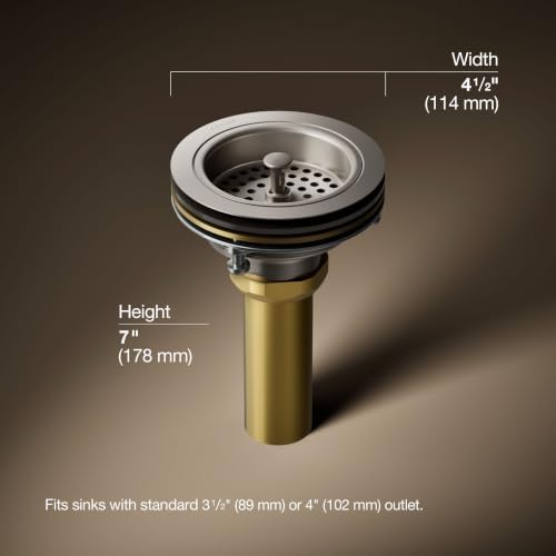 KOHLER K-8801-VS Duostrainer Sink Strainer - Image 4