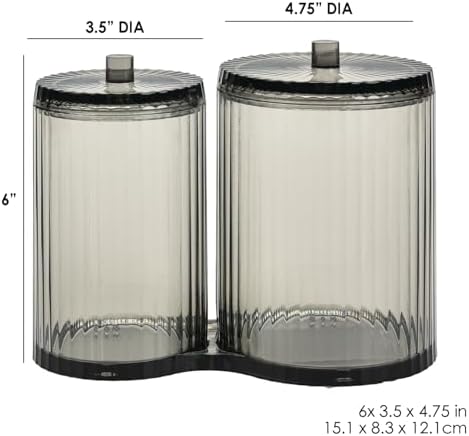 Trio Essentials 2 Compartment Storage Organizer Holder - Image 6