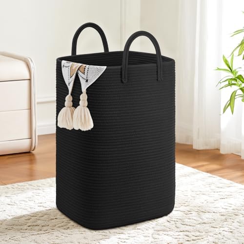 Artfeel Laundry Basket, Woven Cotton Rope Laundry Hamper, 60L Versatile Storage by Artfeel