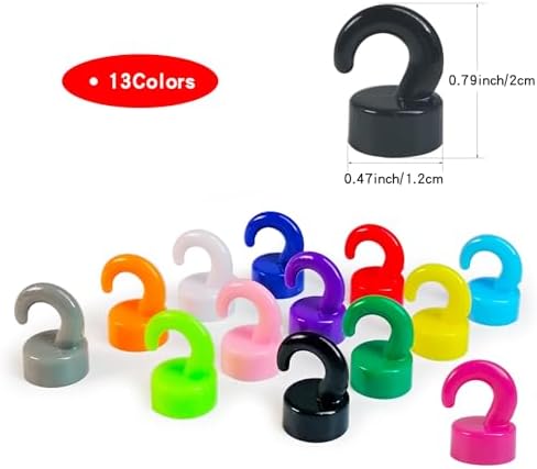 Magnetic Hooks Small But Strong, 12 Pack 8Lbs Holding Capacity - Image 4