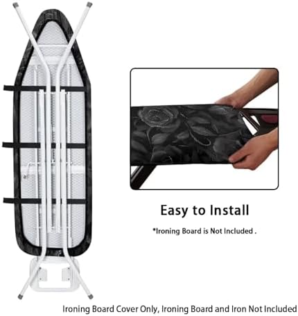 Black Rose Ironing Board Cover - Image 5