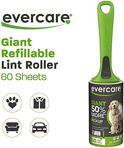 Evercare Lint Roller Pet Hair Remover Giant 60 Layers Per Roll - Image 2